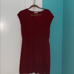 Red madewell dress